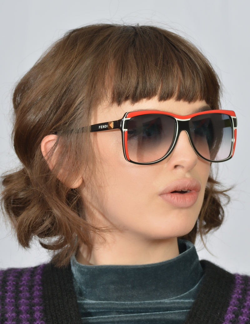 Fendi FS 31 Sunglasses. Vintage Fendi Sunglasses. Vintage Designer Sunglasses. Fendi Sunglasses. Rare Sunglasses. Women's Sunglasses. Women's Designer Sunglasses.
