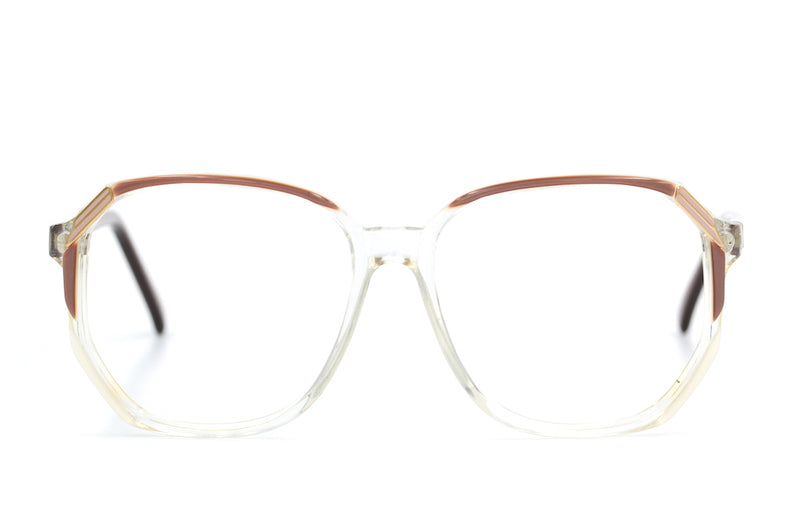 Clover 1980's Vintage Glasses. Ladies vintage glasses. Sustainable glasses. Buy glasses online. Buy eyeglasses online. Cool trendy glasses.