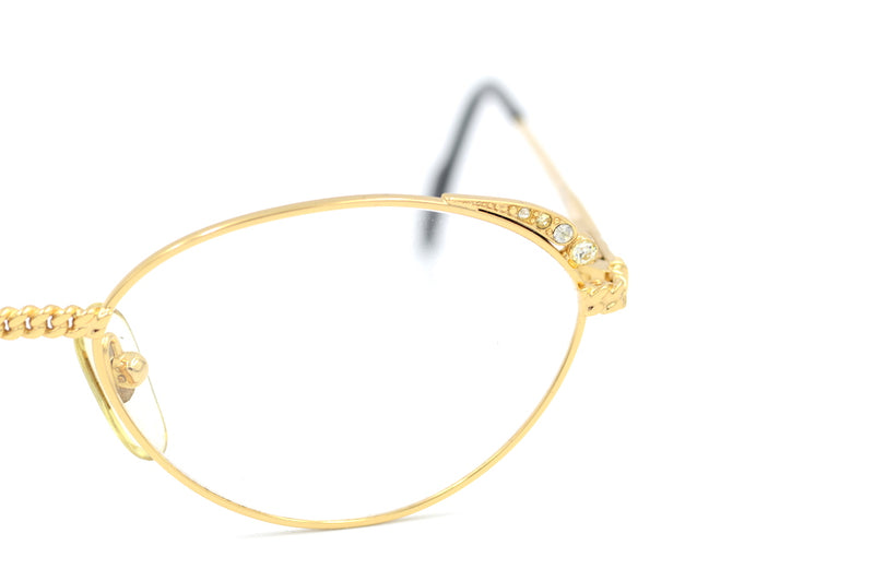 Tiffany 414 Vintage Glasses. Ladies Tiffany Glasses. Luxury Vintage Glasses. Rare Vintage Glasses. 23KT GP Glasses. 23KT Gold Plated Glasses. Vintage Tiffany