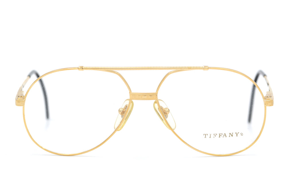 Tiffany 114 Vintage Glasses. Vintage Tiffany Glasses. Tiffany 23KT GP Glasses. Tiffany Aviator. Mens Vintage Glasses. Mens Luxury Glasses. Gold Plated Glasses.