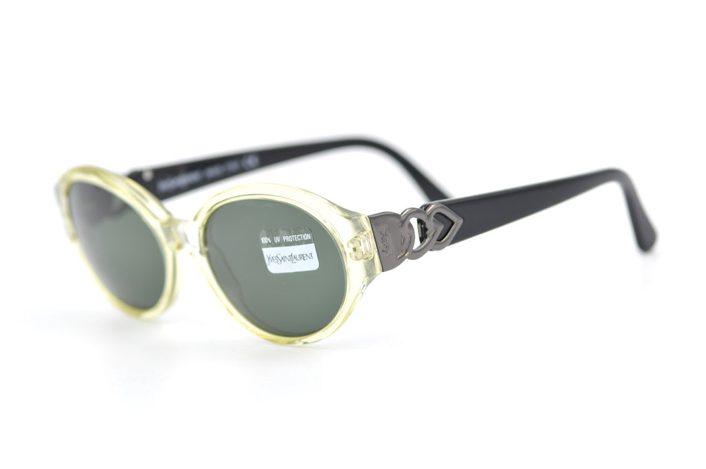 YSL 6557 Y646 Vintage Sunglasses. YSL Sunglasses. Yves Saint Laurent Sunglasses. Vintage YSL. Designer Sunglasses. 