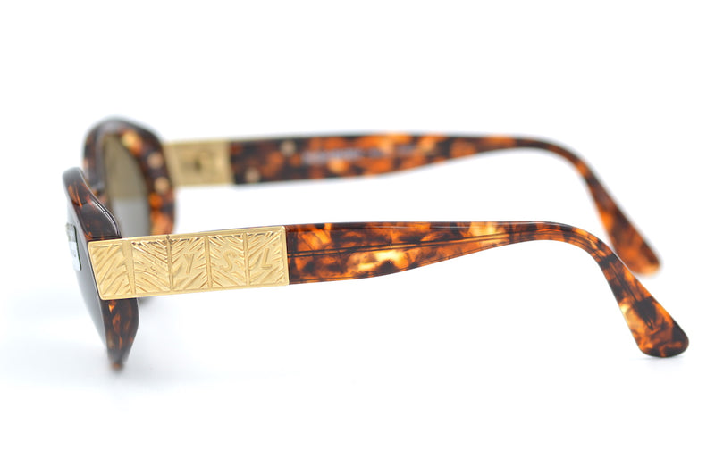 YSL 6548 Vintage Sunglasses. Rare YSL Sunglasses. Designer Vintage Sunglasses. Retro Vintage Sunglasses. Oval sunglasses.