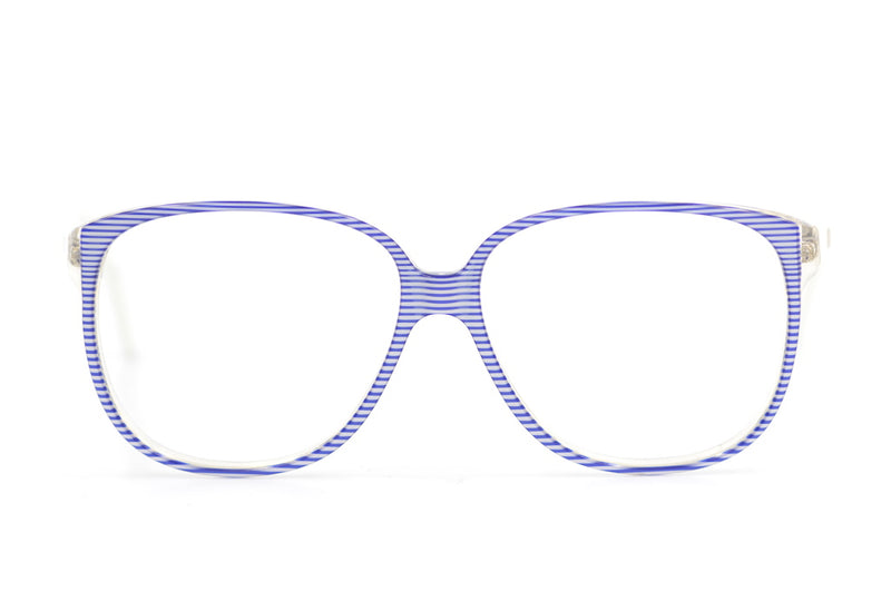 Lacoste 116 Vintage Glasses. Vintage Eyeglasses. Lacoste Eyeglasses. Blue Striped Glasses. Blue Striped Eyeglasses.