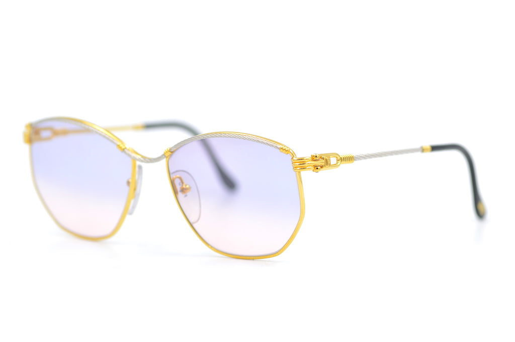 Fred Force 10 Cythere vintage sunglasses. 22KT Gold plated luxury vintage sunglasses.  Vintage Fred Sunglasses. Luxury Sunglasses. Rare Designer Sunglasess. Gold Plated Sunglasses.