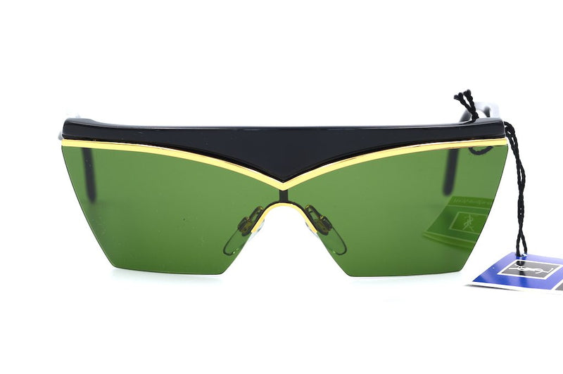 Yves Saint Laurent 6506 sunglasses. Rare vintage sunglasses. YSL sunglasses. Vintage YSL. Visor sunglasses. Vintage visor sunglasses. Vintage designer eyewear.