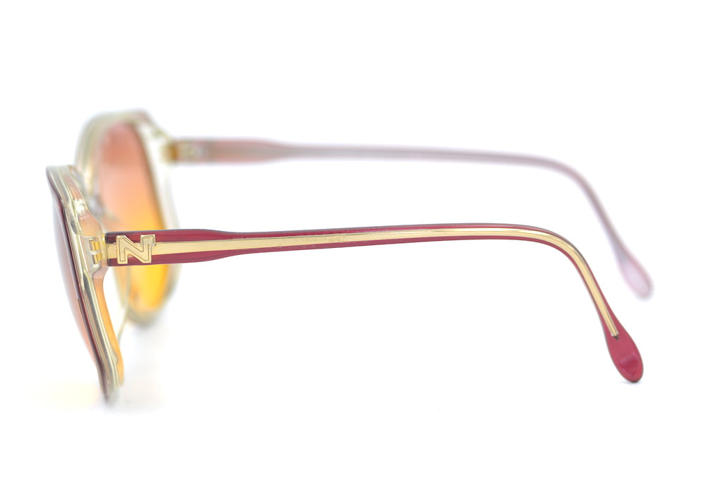 Nina Ricci ニナリッチ　 70s Vintage Sunglasses NINA RICCI Vintage Sunglasses Square 130-2-F16 Brown Clear Gold