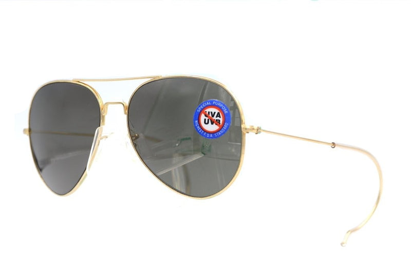 American Optical Command OPS Aviator Curl. Pilot Sunglasses. Aviation Sunglasses. Mens Aviator Sunglasses. Vintage Aviator Sunglasses. Vintage Pilot Sunglasses.