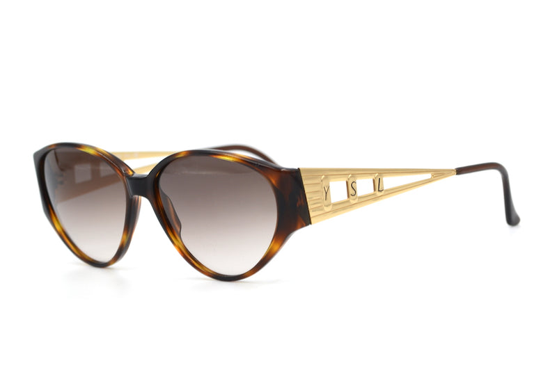 Yves Saint Laurent 6540 vintage sunglasses. YSL sunglasses. Rare YSL sunglasses. Sustainable sunglasses.