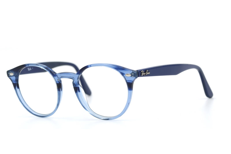 RayBan 2180-V 5572 Glasses. Cheap RayBan Glasses. Round RayBan Glasses. Blue RayBan Glasses. Sustainable Glasses. 