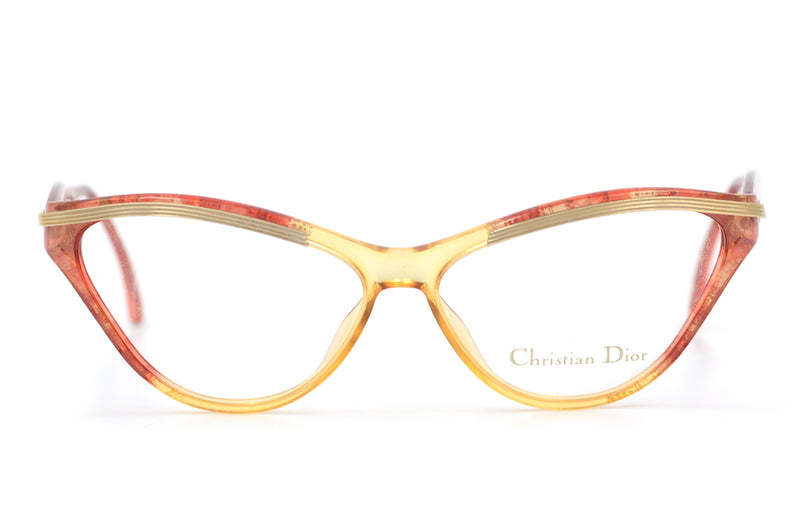 Christian Dior 2649 30 Vintage Glasses. Cat Eye Vintage Glasses. Christian Dior Cat Eye Glasses. 1950's Inspired Glasses. Rare Christian Dior Glasses. Dior Cat Eye Glasses.