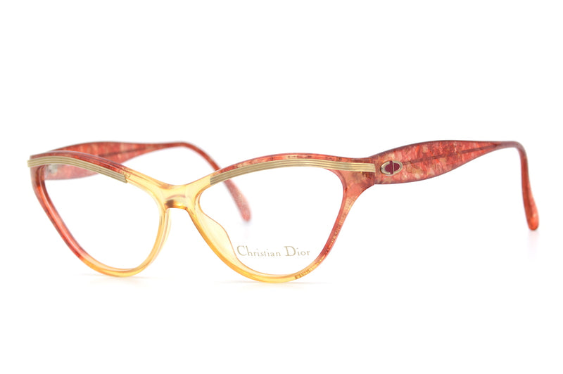 Christian Dior 2649 30 Vintage Glasses. Cat Eye Vintage Glasses. Christian Dior Cat Eye Glasses. 1950's Inspired Glasses. Rare Christian Dior Glasses. Dior Cat Eye Glasses.