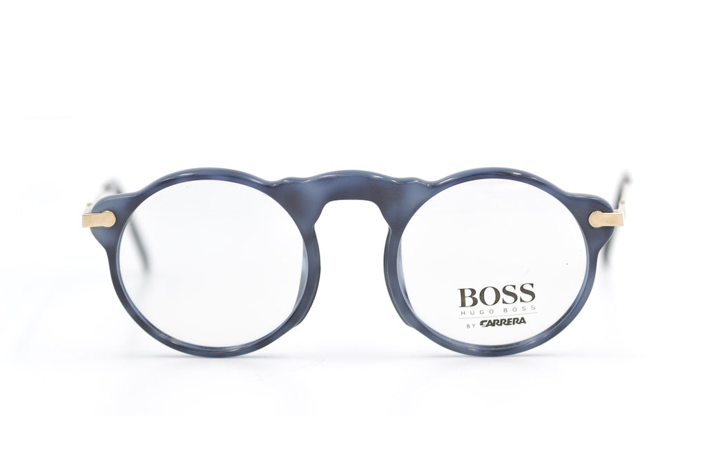 Hugo Boss by Carrera 5108 vintage glasses. Round vintage glasses. 90s vintage glasses. Hugo Boss Glasses. Retro Glasses.