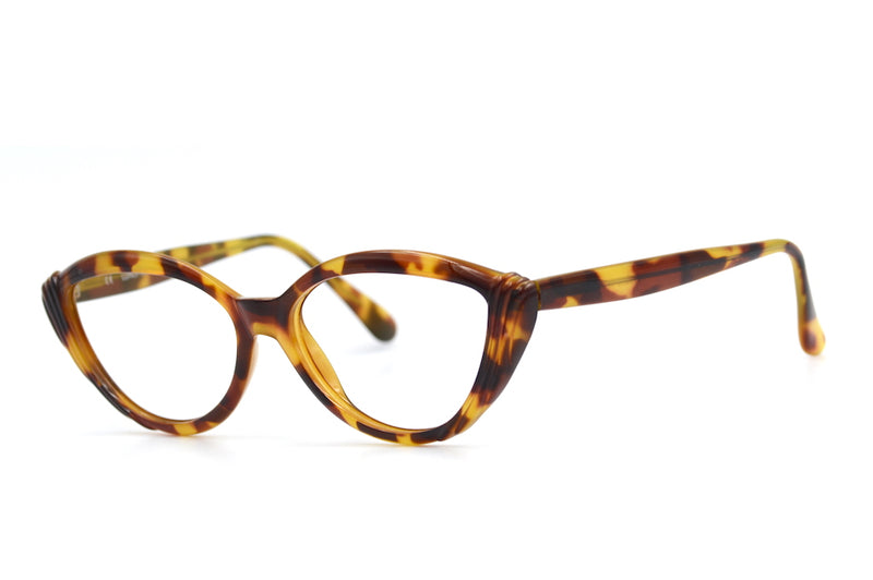 Piave 488 c2 vintage glasses. Tortoiseshell cat eye glasses. Vintage cat eye glasses. Sustainable eyewear.