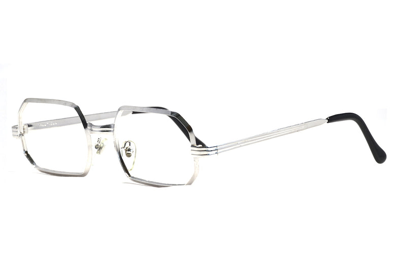 vintage geometric glasses, geometric glasses, vintage eyewear, retro glasses, vintage fashion, geometric spectacles