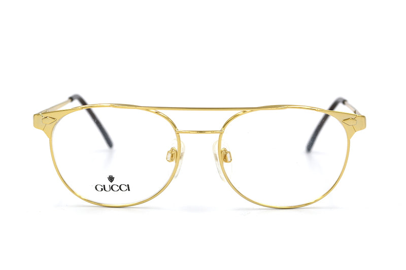 Gucci 1222 013 Vintage Glasses. Gucci glasses. Gucci Aviator. Gold Gucci Glasses. Rare Vintage Glasses. Designer Glasses. Vintage Designer Glasses.