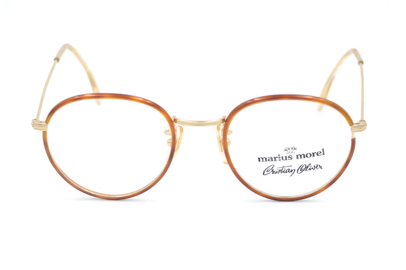 Vintage 1940s spectacles, marius morel glasses, vintage marius morel, sustainable glasses, vintage round glasses, vintage panto glasses