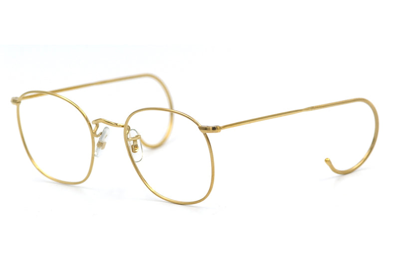 Savile Row 14KT Gold Filled Vintage Glasses. Vintage Glasses. Mens Vintage Glasses. Glasses made in England.