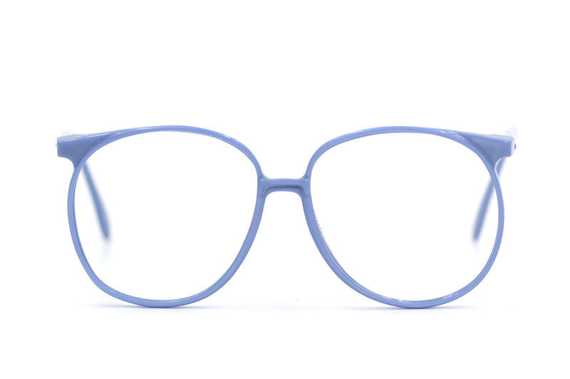 Menrad 536 vintage glasses. Blue oversized vintage glasses. 