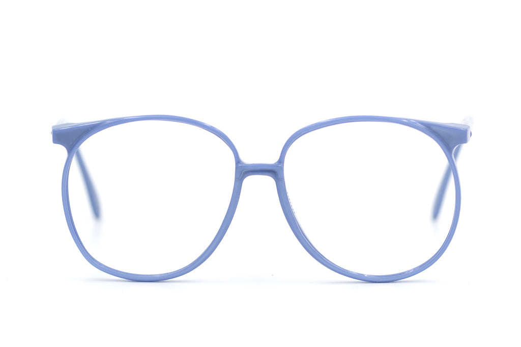 Menrad 536 vintage glasses. Blue oversized vintage glasses. 