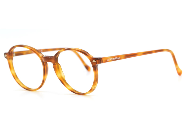 Giorgio Armani 325 Glasses. Round Vintage Glasses. Designer Eyeglasses. Sustainable eyewear. Vintage glasses. Round Vintage Glasses. Vintage Giorgio Armani Glasses.