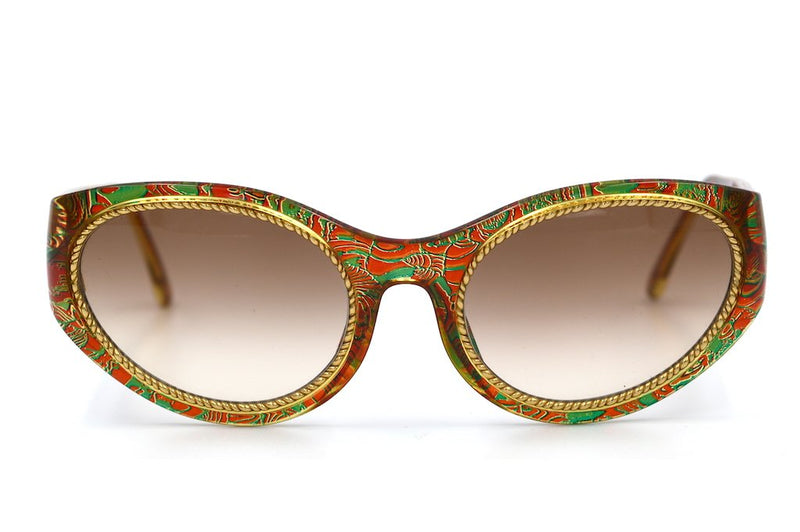 Christian Lacroix 7390 30 Vintage Sunglasses. Ladies Vintage Sunglasses. Cat Eye Vintage Sunglasses. Designer Vintage Sunglasses. 