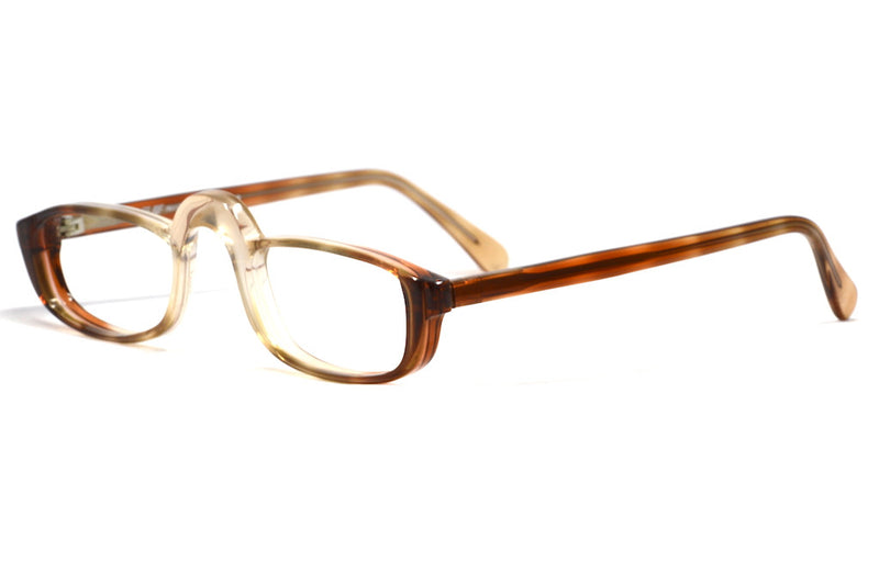 1970's mens vintage half eye glasses lincoln by invincta made in england
