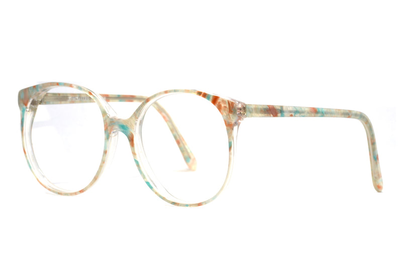 vintage oversized glasses, vintage pastel glasses, oversized glasses, pastel glasses, 1980s glasses, geek glasses, stylish glasses,