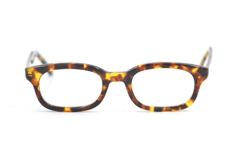 Anglo American Biker Vintage Glasses. Tortoiseshell rectangular glasses. Retro Tortoiseshell Glasses.