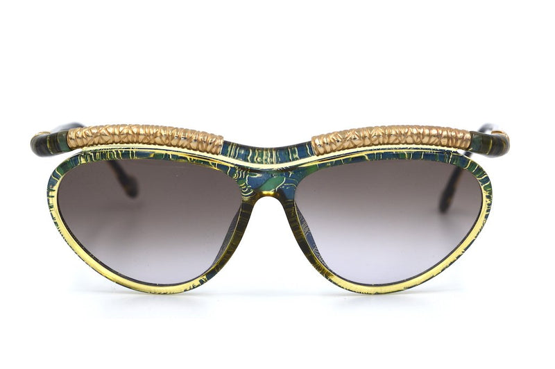 Christian Lacroix 7388 50 Vintage Sunglasses. Cat Eye Vintage Sunglasses. Designer Vintage Sunglasses. Ladies Vintage Sunglasses. Ladies Designer Sunglasses.