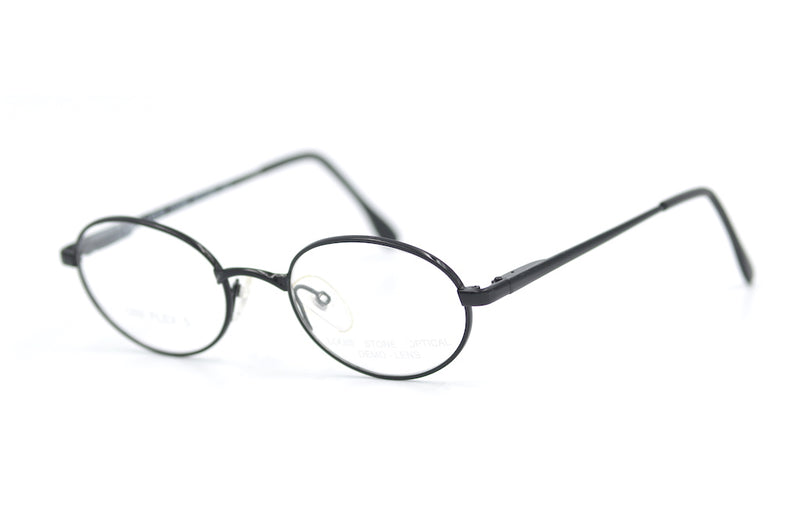 Louis Stone Uni Flex 5 vintage glasses. 90s oval glasses. Retro Glasses. 