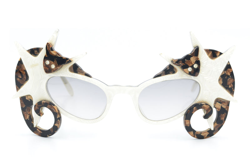 Anglo American Eyewear Fantasy Collection Possums, Vintage Anglo American Eyewear, Dame Edna Everage Glasses