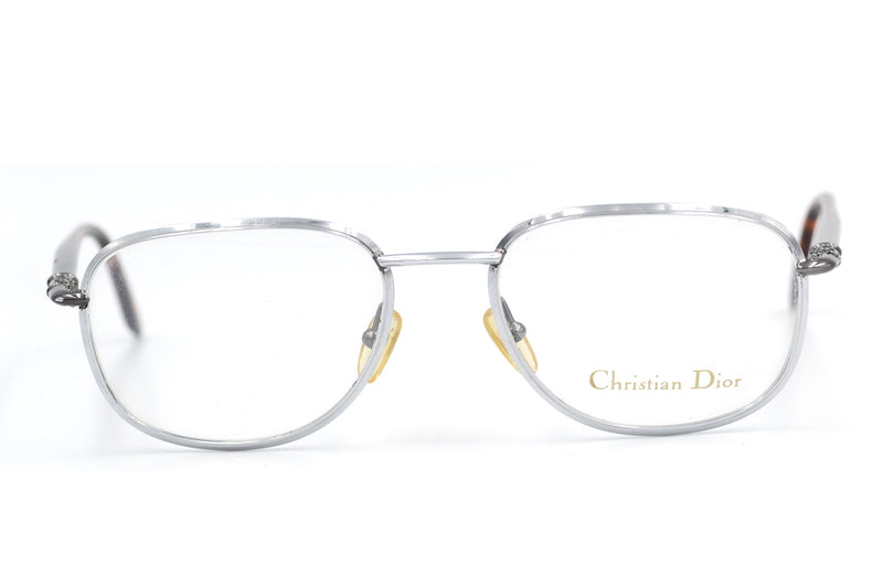 Christian Dior 2059 20Z Unisex Glasses. Christian Dior glasses. Dior Glasses. Silver Dior Glasses. Rare Vintage Glasses. Designer Glasses. Sustainable Glasses.