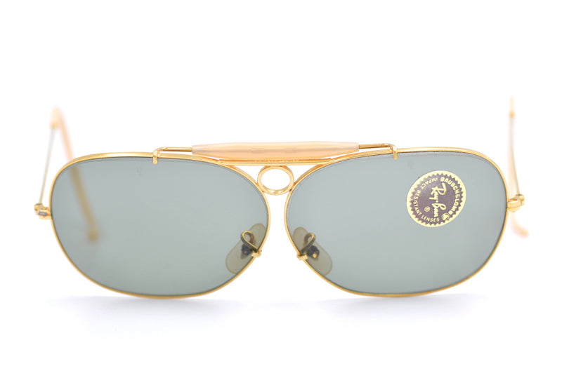 B&L RayBan Bud Decot Shooter Vintage Sunglasses. Rare Vintage RayBan Sunglasses. 50s RayBan Sunglasses. 60s RayBan Sunglasses.