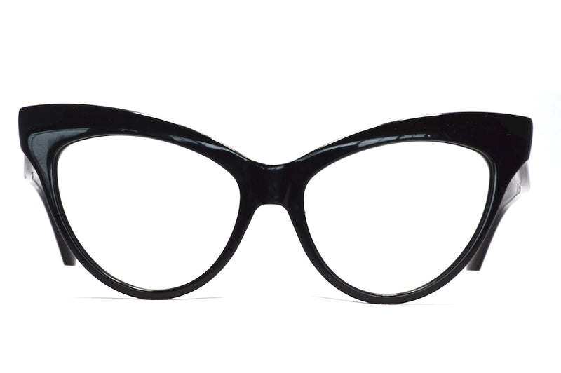 rockabilly glasses, black cat eye glasses, vintage cat eye glasses, pin up glasses, 1950s glasses, vintage glasses,