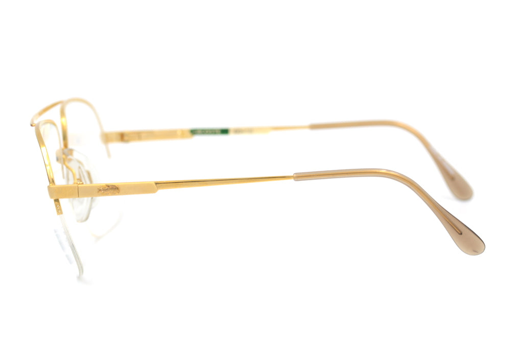 Lacoste gold frame glasses hotsell