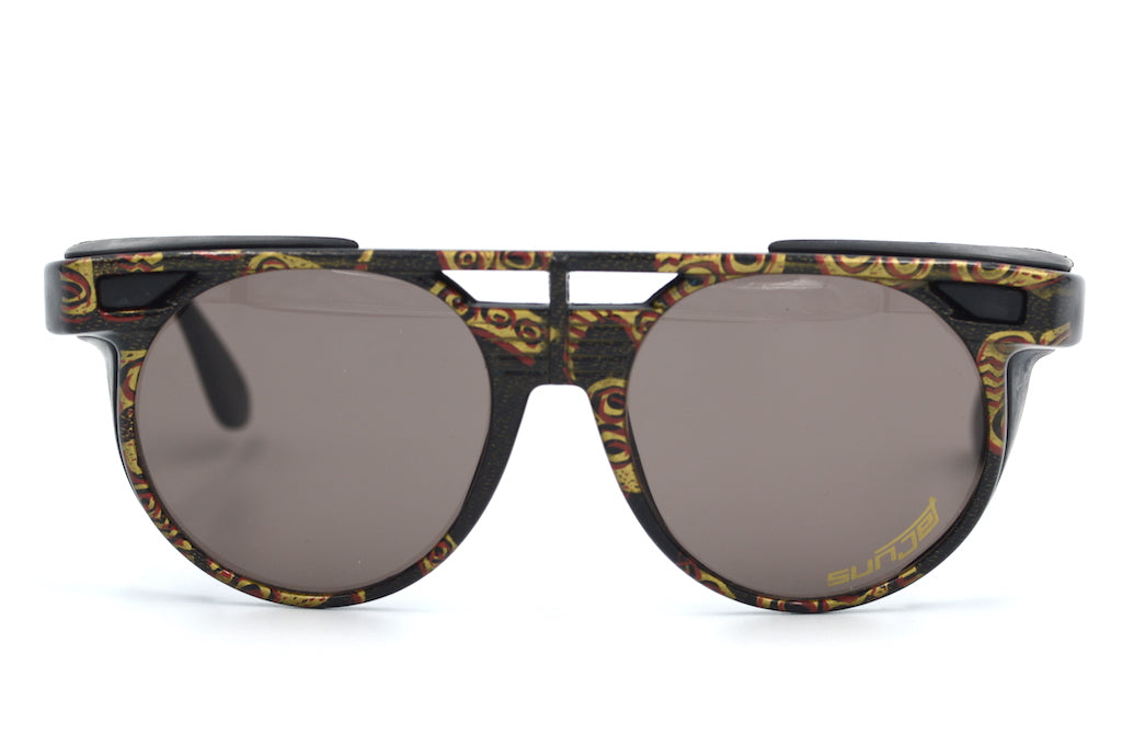 Sunjet by Carrera 5251 93 vintage sunglasses. Carrera vintage sunglasses.  Steampunk sunglasses. Vintage steampunk sunglasses. Rare Carrera sunglasses. Sustainable sunglasses. Vintage sunglasses. Carrera Sunglasses.