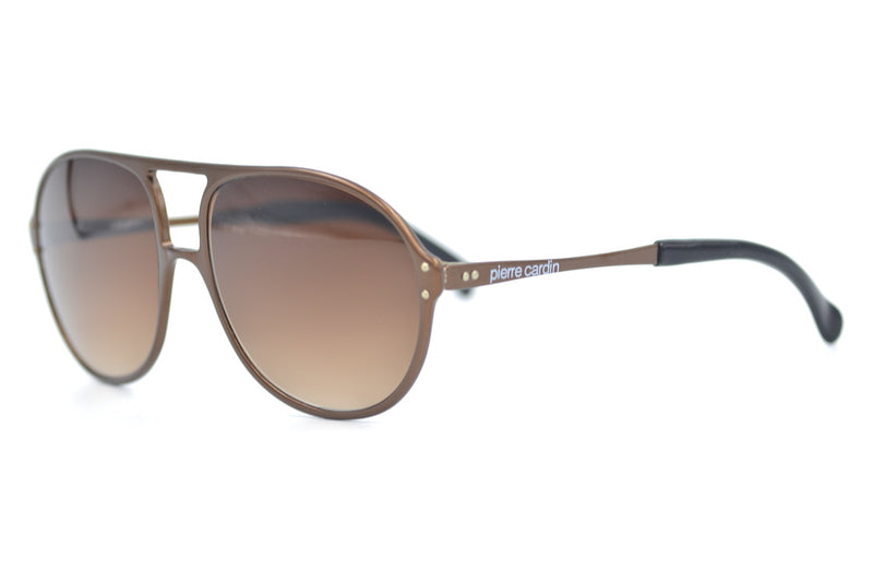 Pierre Cardin 1970's Vintage Sunglasses. 1970's Aviator Sunglasses. Vintage Aviator Sunglasses. The Serpent Sunglasess.