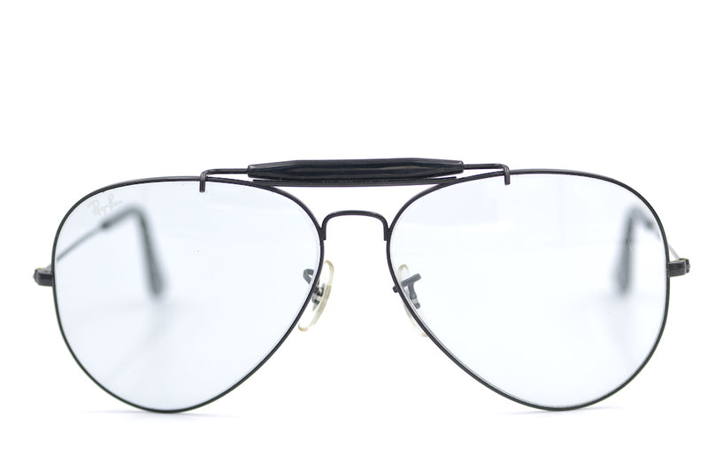 B & L RayBan Shooter Changeable Photochromatic vintage sunglasses frame. 80s RayBan Sunglasses. 80s B&L RayBan Sunglasses. 