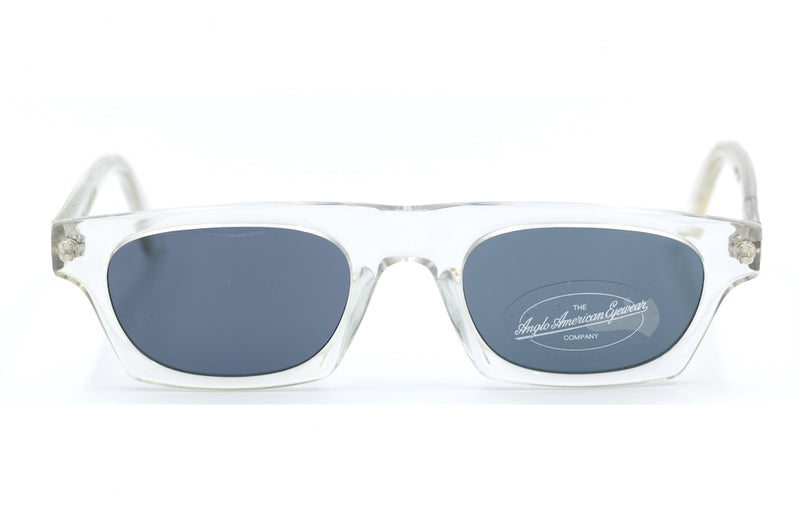 Anglo American Eyewear Grainger Sunglasses. AAE Grainger Sunglasses. Crystal Vintage Sunglasses. Transparent Sunglasses.