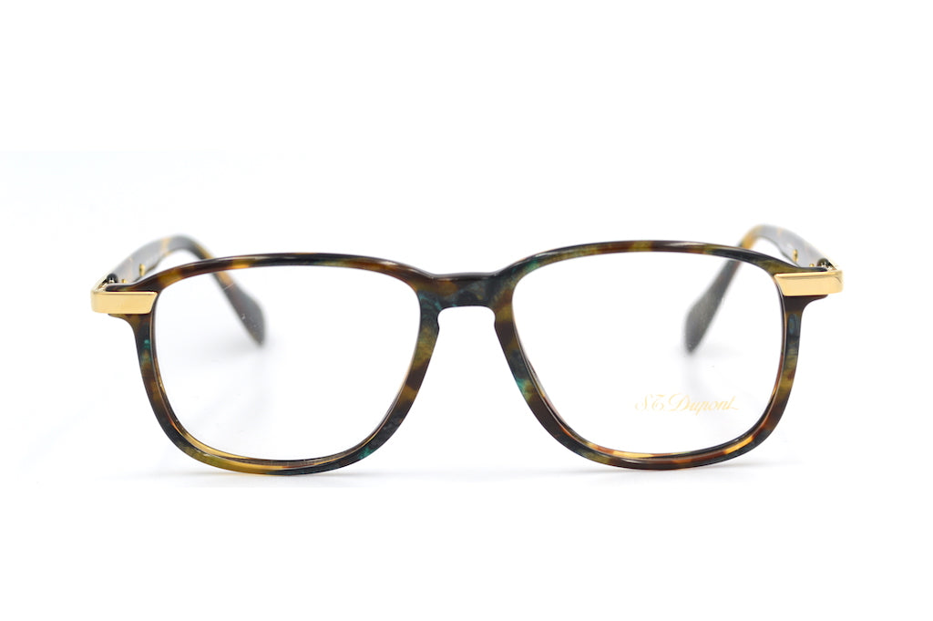 S.T. Dupont D011 20 3268  Vintage Glasses.  Rare Vintage Glasses. Luxury Glasses. Luxury Eyeglasses. Designer Vintage Glasses. Round Vintage Glasses. Mens Round Glasses. Buy Vintage Glasses Online.  Luxury Eyewear.