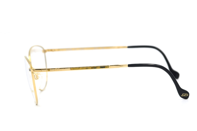 S.T. Dupont D036 20  Vintage Glasses.  Rare Vintage Glasses. Luxury Glasses. Luxury Eyeglasses. Designer Vintage Glasses. Round Vintage Glasses. Mens Round Glasses. Buy Vintage Glasses Online.  Luxury Eyewear.