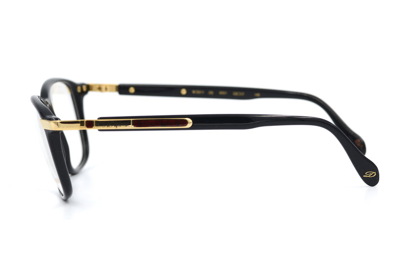 S.T. Dupont D011 Vintage Glasses.  Rare Vintage Glasses. Luxury Glasses. Luxury Eyeglasses. Designer Vintage Glasses. Round Vintage Glasses. Mens Round Glasses. Buy Vintage Glasses Online. Sustainable eyewear. 23KT eyeglasses.