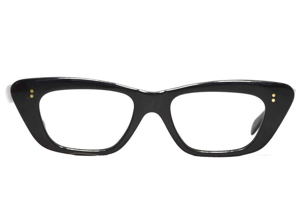 ladies vintage glasses, vintage cat eye glasses, black vintage glasses, 1950s vintage glasses, 