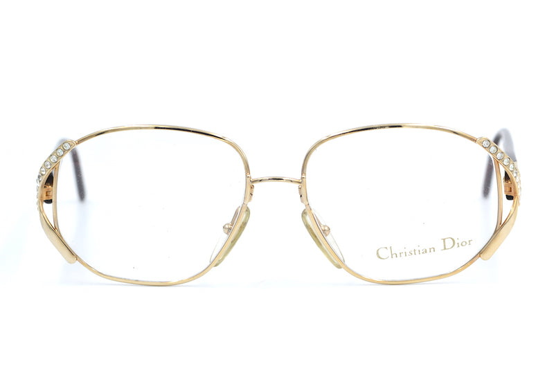 Christian Dior 2619 42 Vintage glasses. Designer Vintage Glasses. Ladies Vintage Glasses. Luxury Eyewear. Sustainable Eyewear.