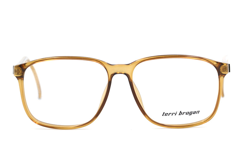 Terri Brogan 8672 Vintage Glasses. Mens Vintage Glasses. Terri Brogan Glasses. Vintage Glasses. Sustainable Glasses.  Vintage square oversized glasses. Mens glasses. Stylish mens glasses.