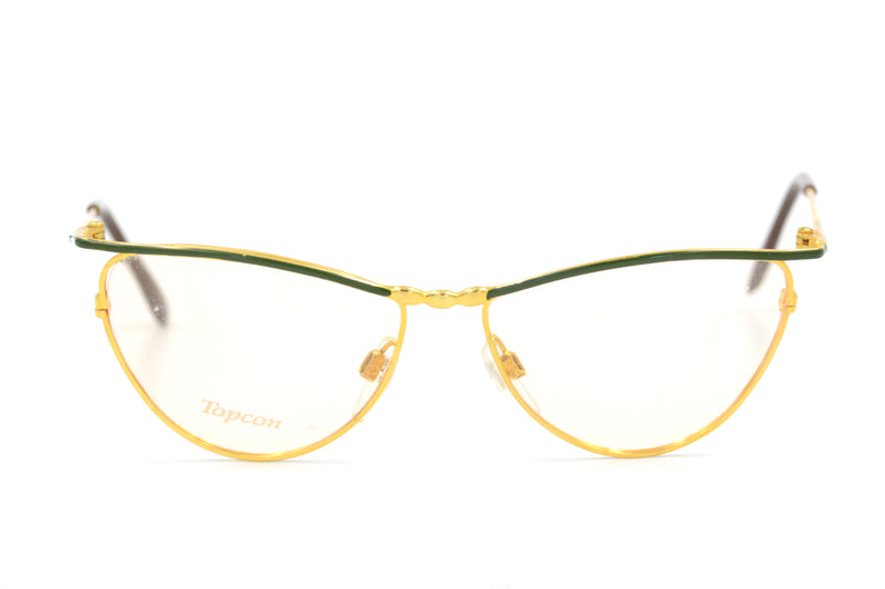 Topcon Cat Eye Vintage Glasses. Ladies Vintage Glasses. Cheap Vintage Glasses. Cat Eye Glasses.