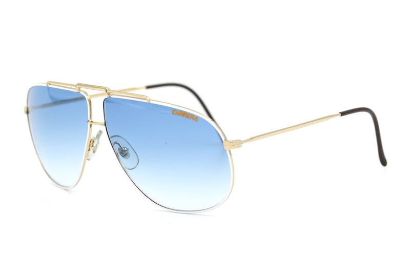 Carrera 5409 71 Vintage Aviator Sunglasses, Retro Spectacle Vintage Sunglasses