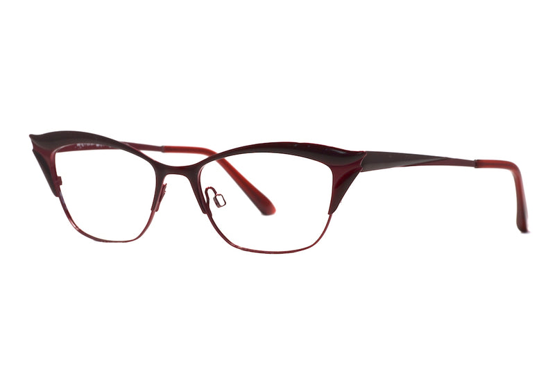 william morris glasses, vintage cat eye glasses, red cat eye glasses, wm 4134