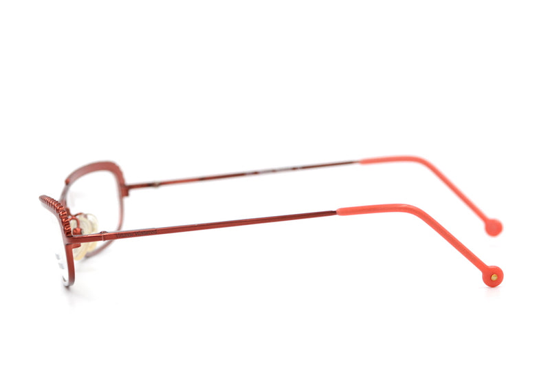 Vivienne Westwood 02904 glasses. Red Glasses. Sustainable Glasses. Cheap Designer Glasses.