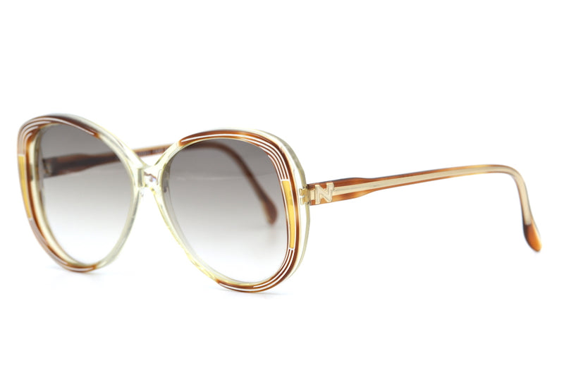 Nina Ricci 1270 Sunglasses. 1970's Style Vintage Sunglasses. 1970's Oversized Sunglasses. Vintage Nina Ricci Sunglasses. Vintage Nina Ricci.  New old stock sunglasses. Designer Vintage Sunglasses.